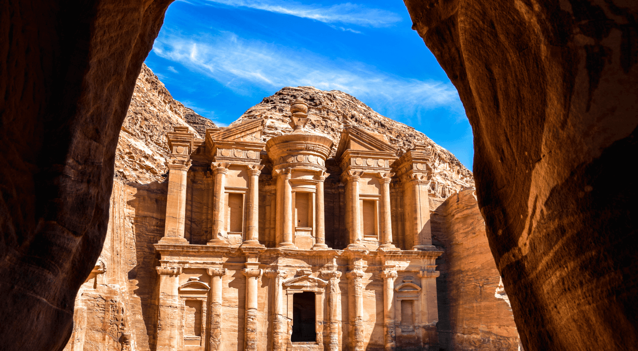 Monastery in the ancient city of Petra, Jordan: Incredible