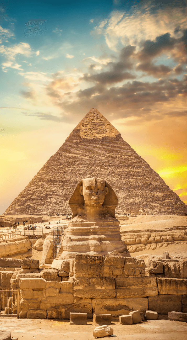 Marvel at the architectural brilliance of the Great Sphinx